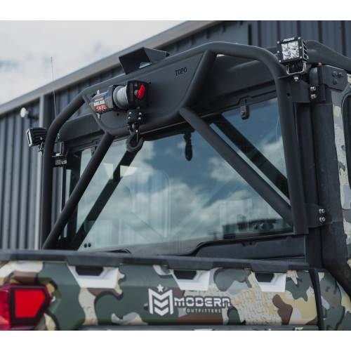 TOPO Motorsports Polaris Ranger Heavy-Duty Winch Headache Rack TOPO Motorsports Polaris Ranger Heavy-Duty Winch Headache Rack