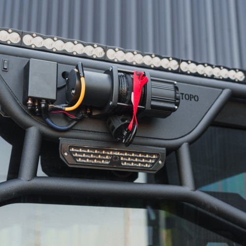 TOPO Motorsports Polaris Ranger XD 1500 Heavy-Duty Winch Headache Rack TOPO Motorsports Polaris Ranger XD 1500 Heavy-Duty Winch Headache Rack