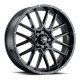 ITP Hurricane Gloss Black 20x6.5 Wheels/Rims (Full Set)