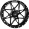 ITP Tornado Matte Black 15x7 Wheel/Rim