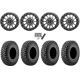 Incursion A/T 32x10-15 Tires on Frontline 223 Gunmetal Grey Beadlock Wheels
