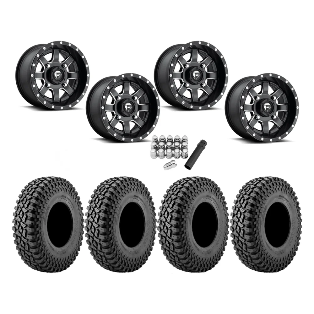 Incursion A/T 28x10-14 Tires on Fuel Maverick Wheels, complete kit