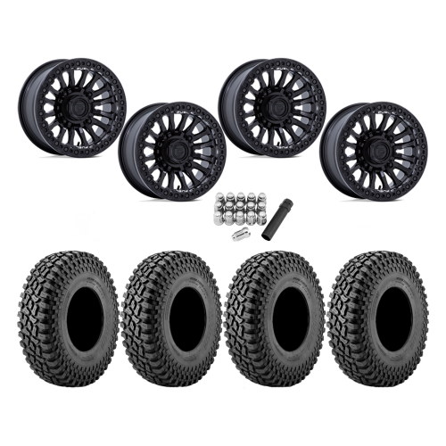 Incursion A/T 32x10-15 Tires on Fuel Rincon Blackout Beadlock Wheels