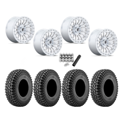 Incursion A/T 32x10-15 Tires on Fuel Rincon Machined Beadlock Wheels