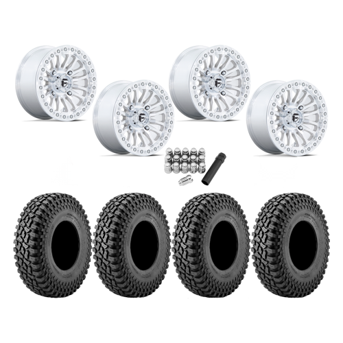 Incursion A/T 35x10-15 Tires on Fuel Rincon Machined Beadlock Wheels