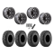 Incursion A/T 32x10-15 Tires on Fuel Unit Matte Black Wheels