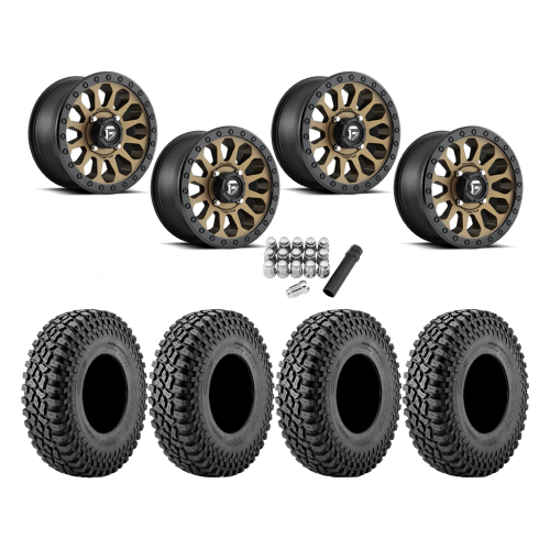 Incursion A/T 35x10-15 Tires on Fuel Vector Matte Bronze Wheels Incursion A/T 35x10-15 Tires on Fuel Vector Matte Bronze Wheels