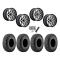 Incursion A/T 32x10-15 Tires on MSA M45 Portal Machined Wheels