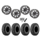 Incursion A/T 28x10-14 Tires on ST-3 Matte Black Wheels