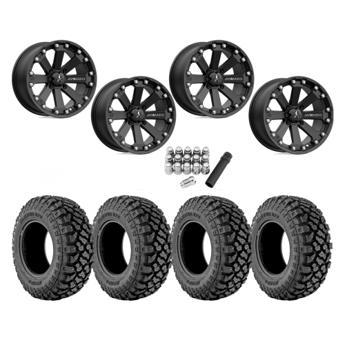 Kenda Klever X/T 28x10-14 Tires on MSA M20 Kore Wheels