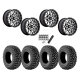 Kenda Klever X/T 28x10-14 Tires on MSA M45 Portal Machined Wheels