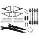Polaris RZR XP Turbo 3" Chromoly Tubed Long Travel Kit Polaris RZR XP Turbo 3" Chromoly Tubed Long Travel Kit