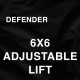 Moheadz Customz Defender 6x6 Adjustable Lift Moheadz Customz Defender 6x6 Adjustable Lift