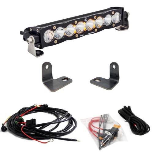 Baja Designs Polaris RZR XP Turbo S8 10" Hood Mount Light Bar Kit (2016-2018) Baja Designs Polaris RZR XP Turbo S8 10" Hood Mount Light Bar Kit (2016-2018)