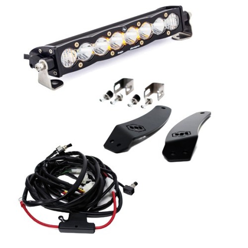 Baja Designs Arctic Cat Wildcat XX S8 10" Grille Mount Light Bar Kit Baja Designs Arctic Cat Wildcat XX S8 10" Grille Mount Light Bar Kit