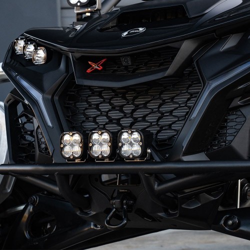 Baja Designs Can-Am Maverick R Pre-Runner Bumper Light Kit Baja Designs Can-Am Maverick R Pre-Runner Bumper Light Kit