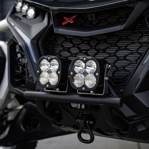 Baja Designs Can-Am Maverick R Push Bar Bumper Light Kit Baja Designs Can-Am Maverick R Push Bar Bumper Light Kit