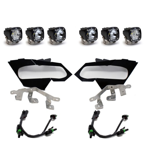 Baja Designs Can-Am Maverick X3 S1 Triple Headlight Kit