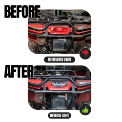 Knight ATV Arctic Cat Tail Light With Reverse Light