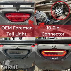 Knight ATV Honda - Tail Light With Reverse Light