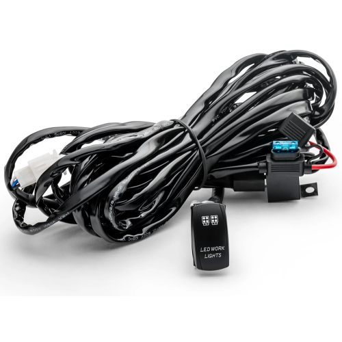 SuperATV LED Light Wiring Harness with Rocker Switch SuperATV LED Light Wiring Harness with Rocker Switch