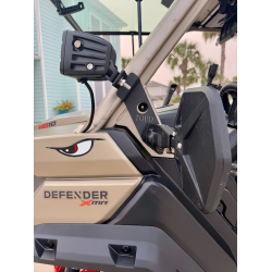 TOPO Motorsports Can-Am Defender HD10 Door Jamb Light Pod Mounts - Angled (Pair)