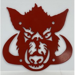 Red Boar Logo Plate for Wild Boar Radiator Relocation Kit Red Boar Logo Plate for Wild Boar Radiator Relocation Kit