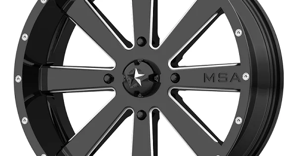 MSA M34 Flash Milled 18x7 Wheel/Rim