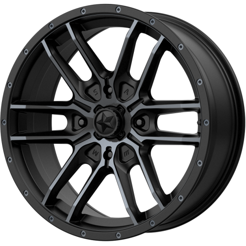 MSA M43 Fang Satin Black 18x7 Wheel/Rim MSA M43 Fang Satin Black 18x7 Wheel/Rim
