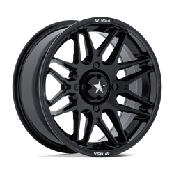 MSA M52 Radar Gloss Black 16x7 Wheel/Rim