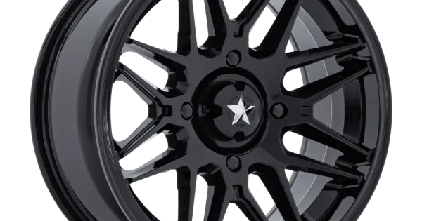 MSA M52 Radar Gloss Black 14x7 Wheel/Rim