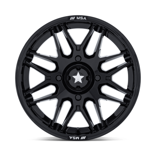 MSA M52 Radar Gloss Black 16x7 Wheel/Rim