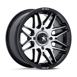 MSA M52 Radar Machined 16x7 Wheel/Rim