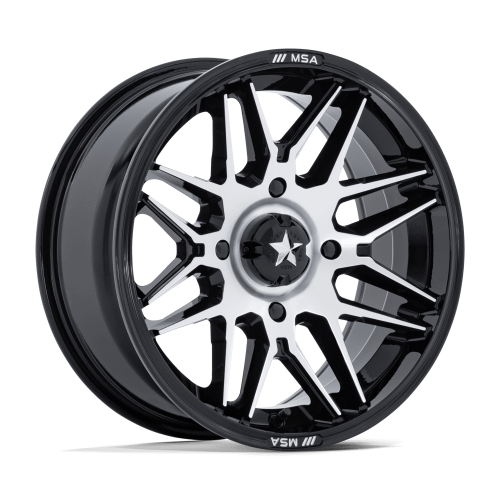 MSA M52 Radar Machined 16x7 Wheel/Rim
