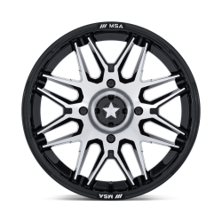 MSA M52 Radar Machined 16x7 Wheel/Rim