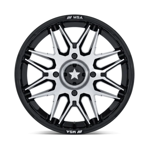 MSA M52 Radar Machined 15x7 WheelsRims (Full Set)