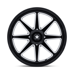 MSA M54 Spark Gloss Black Milled 18x7 Wheel/Rim