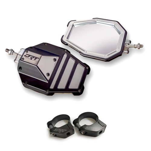 DRT Motorsports Billet Aluminum Tactical Convex Side Mirror Set