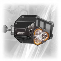 DRT Motorsports Billet Aluminum Tactical Convex Side Lighted Mirror Set Kit