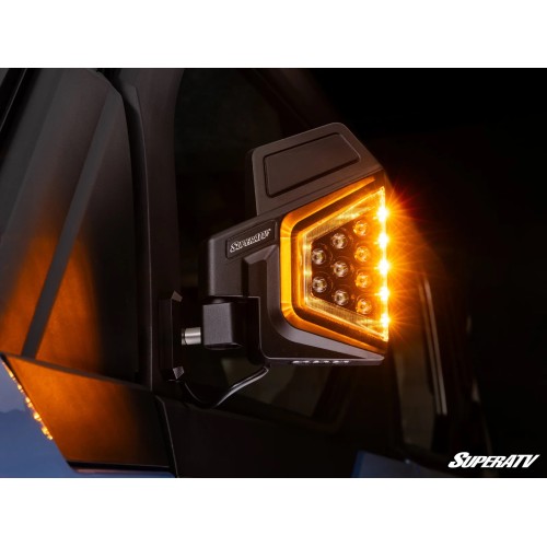 Polaris Xpedition Dual Section LED Side-View Mirrors Polaris Xpedition Dual Section LED Side-View Mirrors