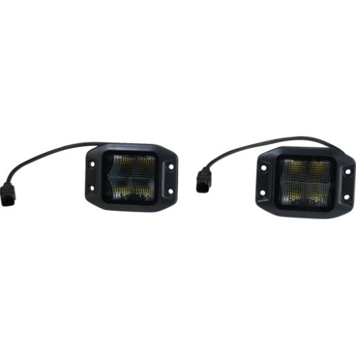 Moose Offroad 4" Flush mount Black Out LED Pod Lights