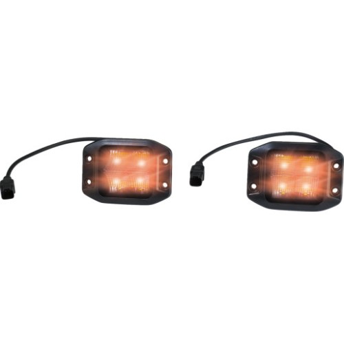 Moose Offroad 4" Flush mount Black Out LED Pod Lights