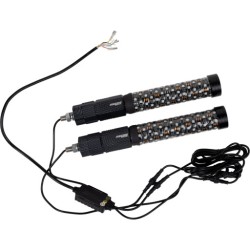 Moose Offroad Quick Release LED Whips 1.8" Diameter 1ft Pair