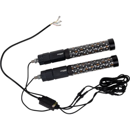 Moose Offroad Quick Release LED Whips 1.8" Diameter 1ft Pair