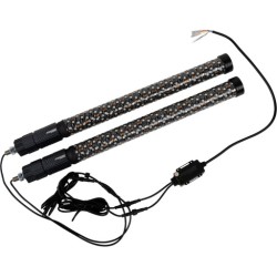Moose Offroad Quick Release LED Whips 1.8" Diameter 2ft