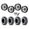 EFX MotoMTC 34x10-20 Tires on Fuel Maverick Matte Black Milled Wheels