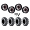 EFX MotoMTC 32x10-18 Tires on Fuel Runner Candy Red Wheels