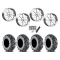 EFX MotoMTC 34x10-20 Tires on MSA M34 Flash Chrome Wheels