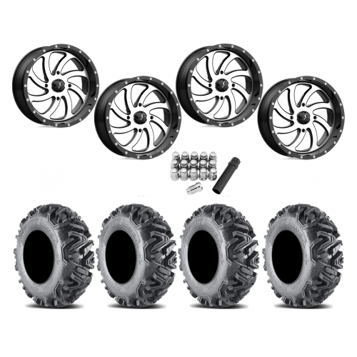 EFX MotoMTC 32x10-18 Tires on MSA M36 Switch Machined Wheels