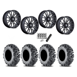 EFX MotoMTC 34x10-20 Tires on MSA M51 Thunderlips Machined Wheels